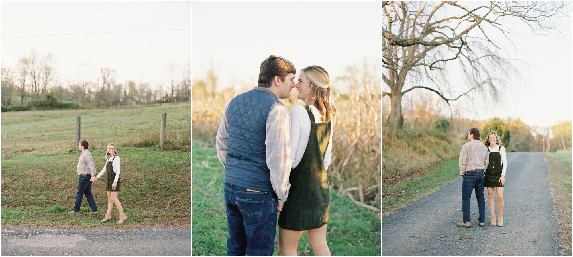 Romantic Family Farm Engagement in Baldwin Maryland by Maryland Wedding Photographer Megan Bennett Photography