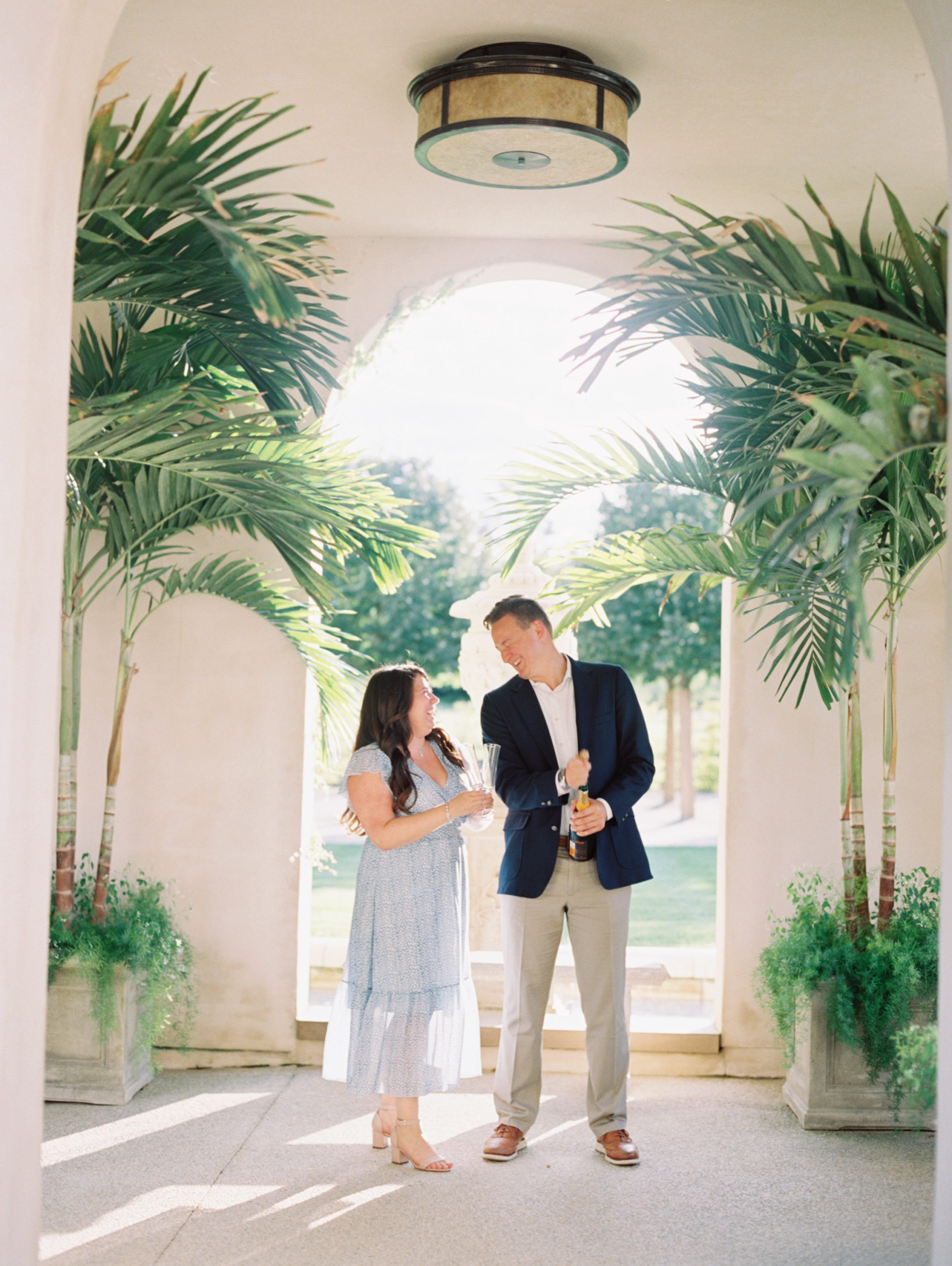 Longwood Gardens Engagement Photos by Maryland Wedding Photographer Megan Bennett Photography